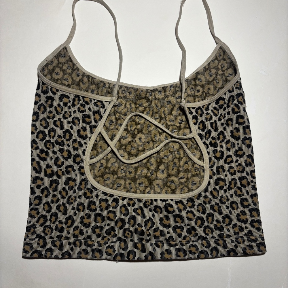 Cheeta Print going-out top Size Small